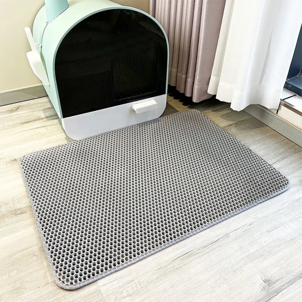 Waterproof Cat Litter Mat – Dual-Layered, Anti-Slip, Easy to Clean Pet Daily Life