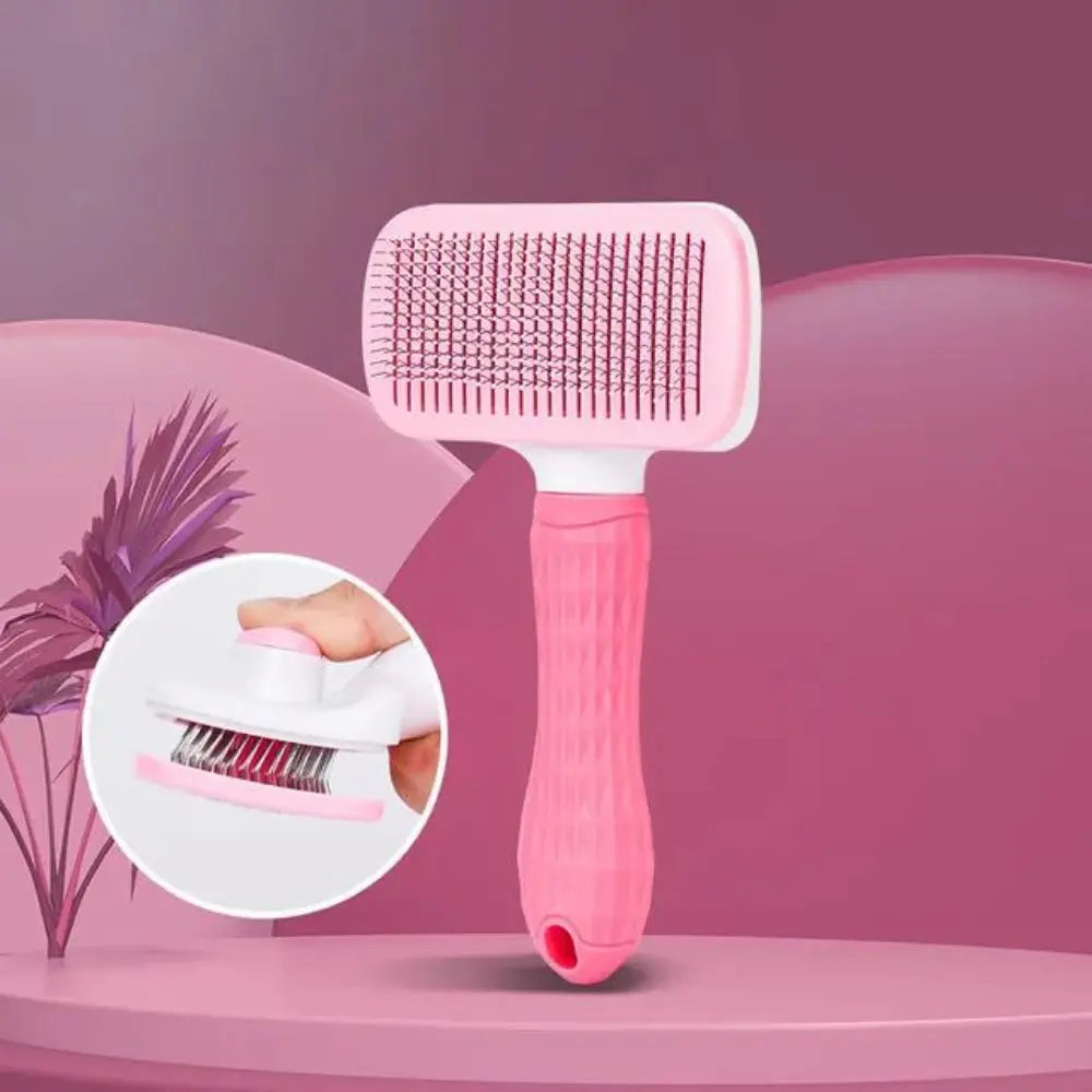 Professional Hair Removal Beauty Needle Brush for Dogs & Cats | Tangle-Free Grooming