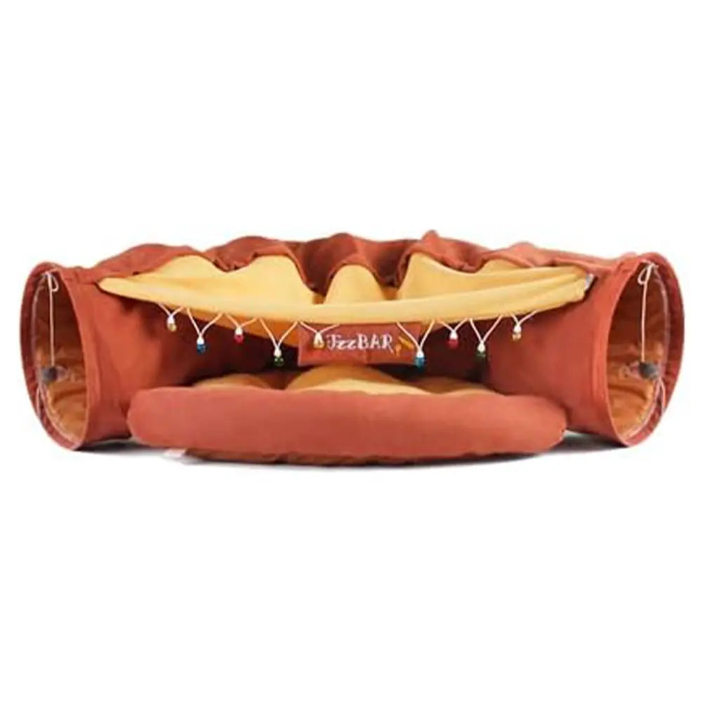 Hipipet Cat Tunnel for Indoor Cats | Collapsible Cat Bed & Play Tunnel - Durable, Washable, Fun