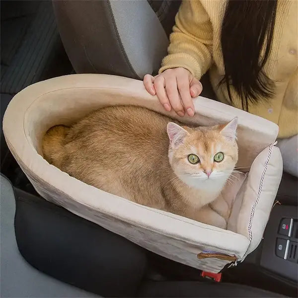 Dog Safety Car Seat - Puppy Booster Seat for Small Dogs & Cats | Secure Travel Pet Carrier