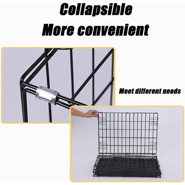 Ultimate Pet Cage for Indoor & Outdoor Use: Safe, Stylish & Convenient!