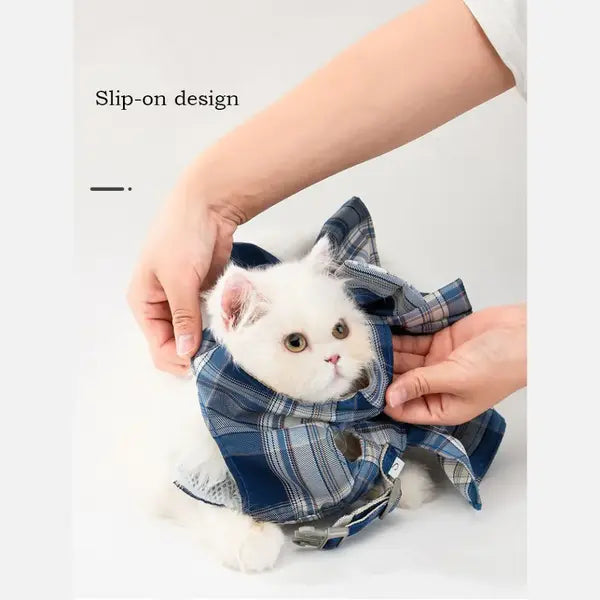 Comfortable Cute Cat Harness & Adjustable Leash | Safe, Stylish & Escape-Proof Design