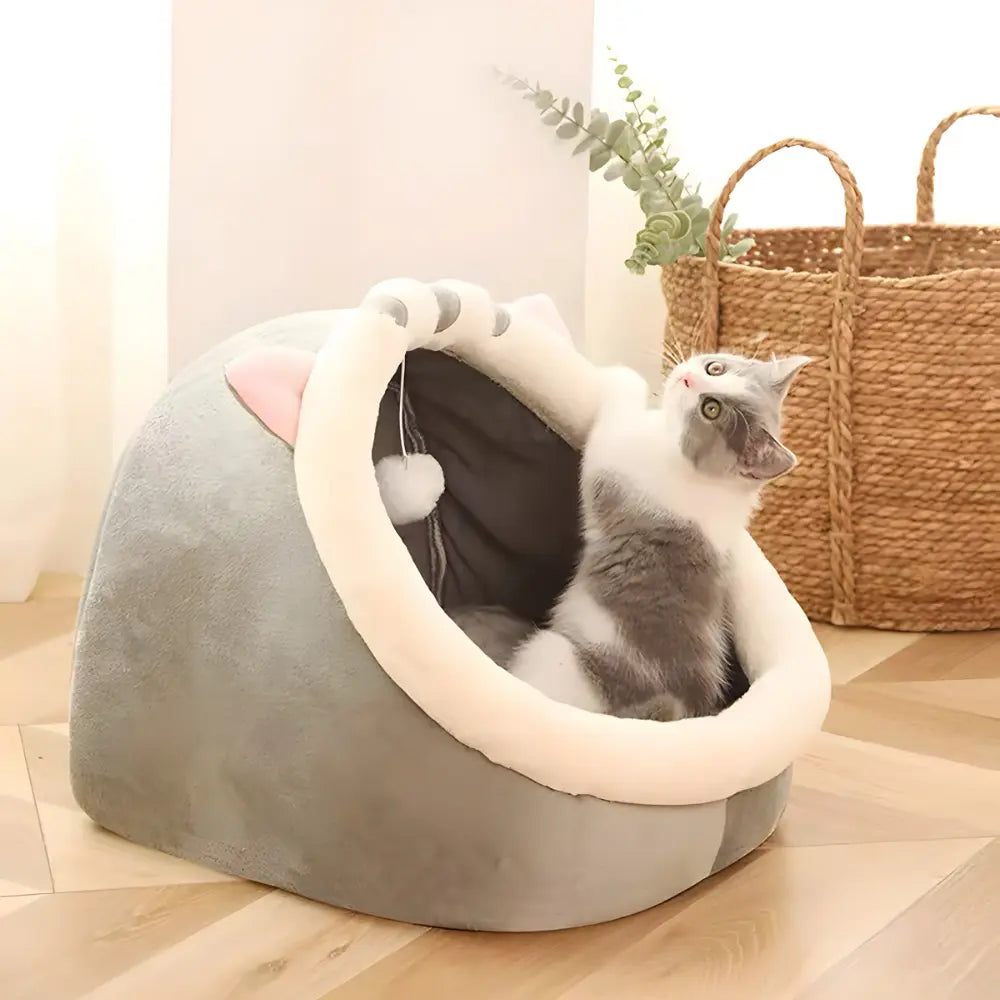 Soft & Warm Cat Bed with Non-Slip Bottom – Cozy, Washable, Double-Sided Cushion for Cats & Small Pets