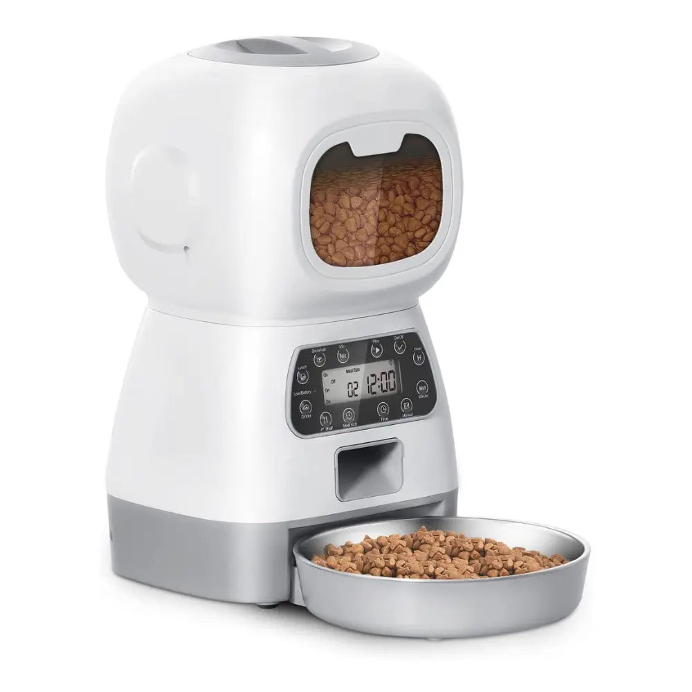 Automatic Feeding Dispenser for Pets - Programmable, Large Capacity