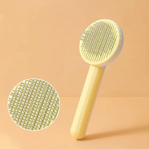 Pet Hair Cleaning Brush | Ergonomic Design & One-Button Hair Removal