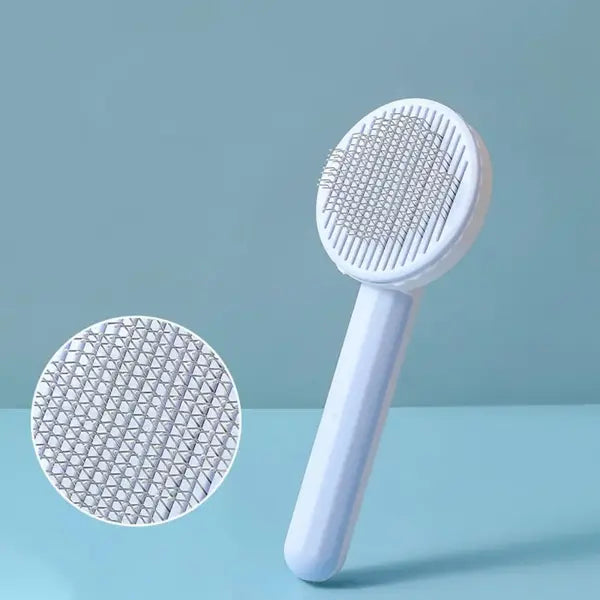 Pet Hair Cleaning Brush | Ergonomic Design & One-Button Hair Removal