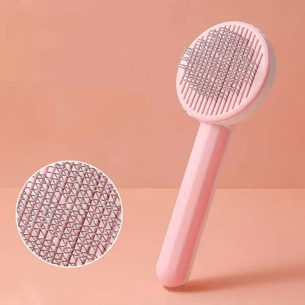 Pet Hair Cleaning Brush | Ergonomic Design & One-Button Hair Removal