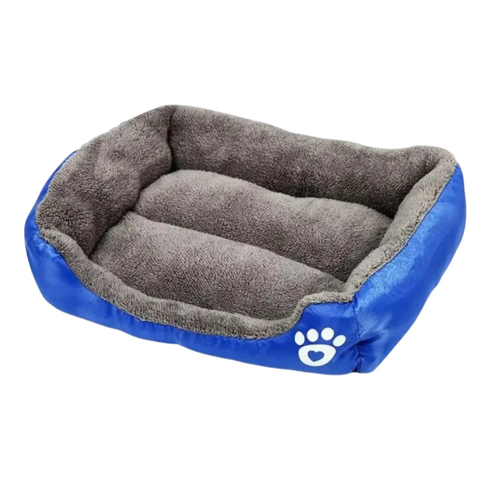 Super Soft Bedding for Dogs and Cats - 43x32cm Gray Basket | Comfortable Pet Bed