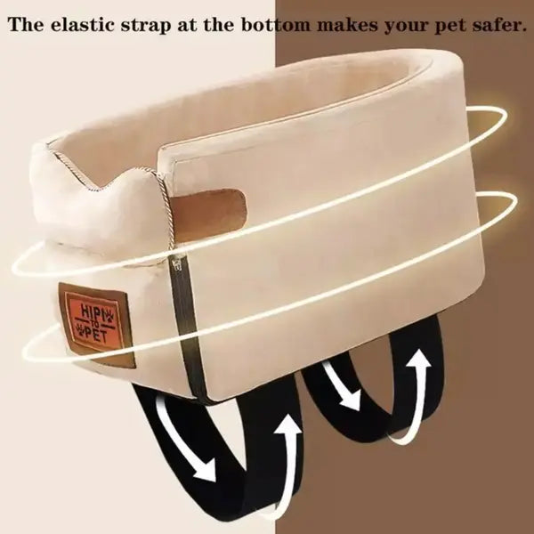 Dog Safety Car Seat - Puppy Booster Seat for Small Dogs & Cats | Secure Travel Pet Carrier