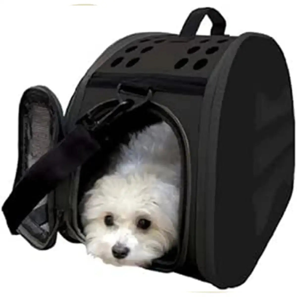 Collapsible Small Animals Outdoor Carrier - Lightweight EVA Travel Tote Bag