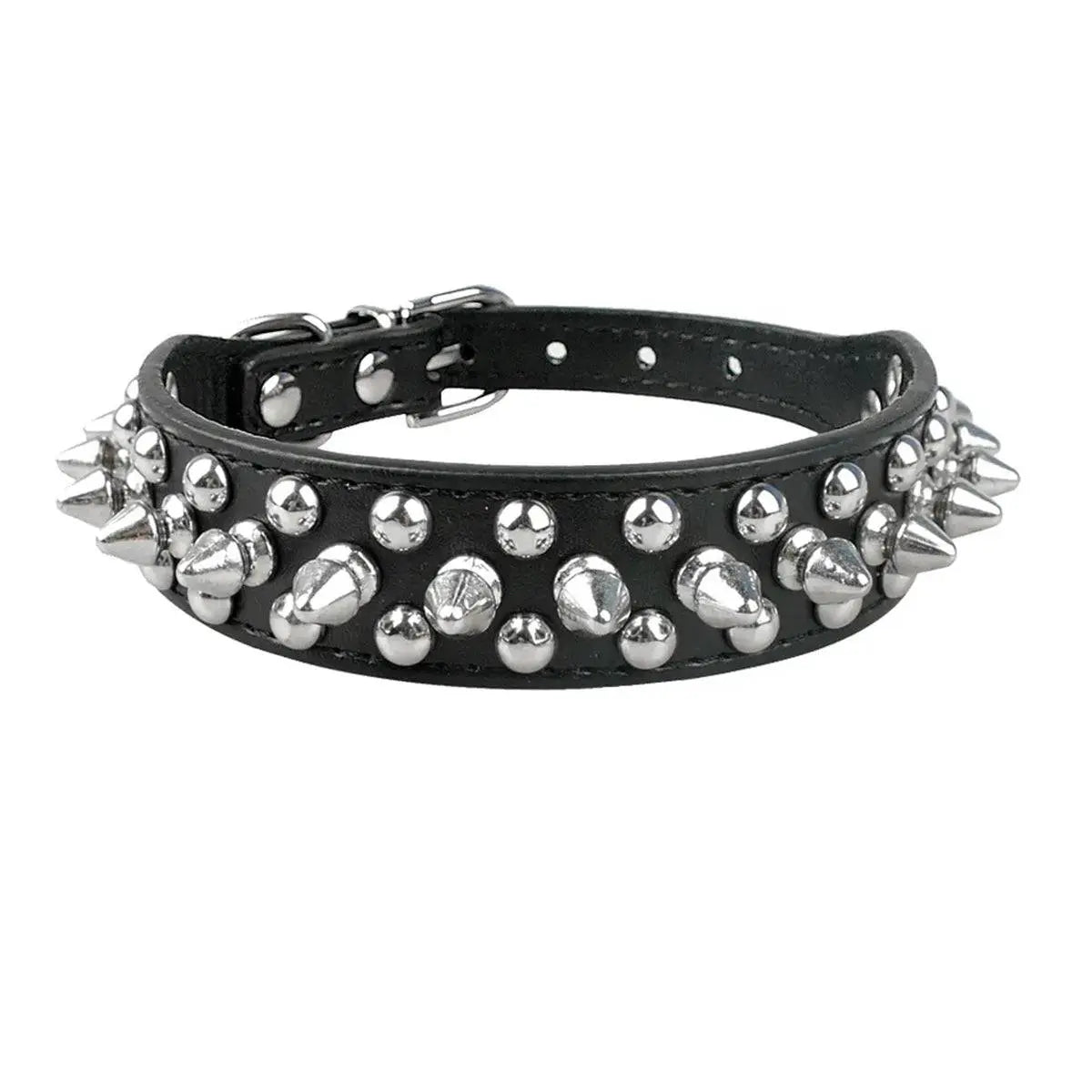 Cool Leather Dog Collar - Spiked & Studded Personalized Collars for All Sizes