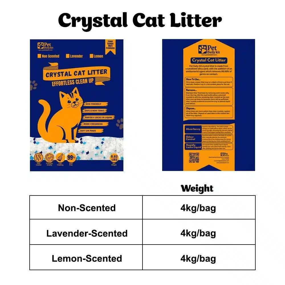 Crystal Cat Litter - Superior Odor Control & Exceptional Absorbency