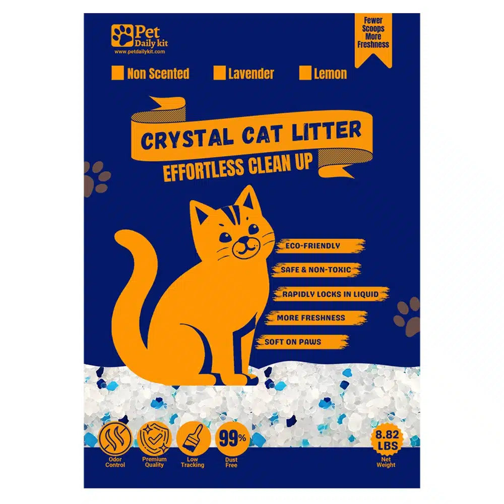 Crystal Cat Litter - Superior Odor Control & Exceptional Absorbency Pet Daily Life