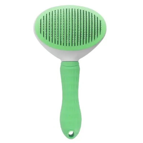 Aumuca Cat & Dog Brush - Self-Cleaning Slicker Brush for Shedding & Grooming