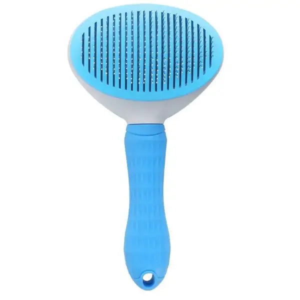 Aumuca Cat & Dog Brush - Self-Cleaning Slicker Brush for Shedding & Grooming