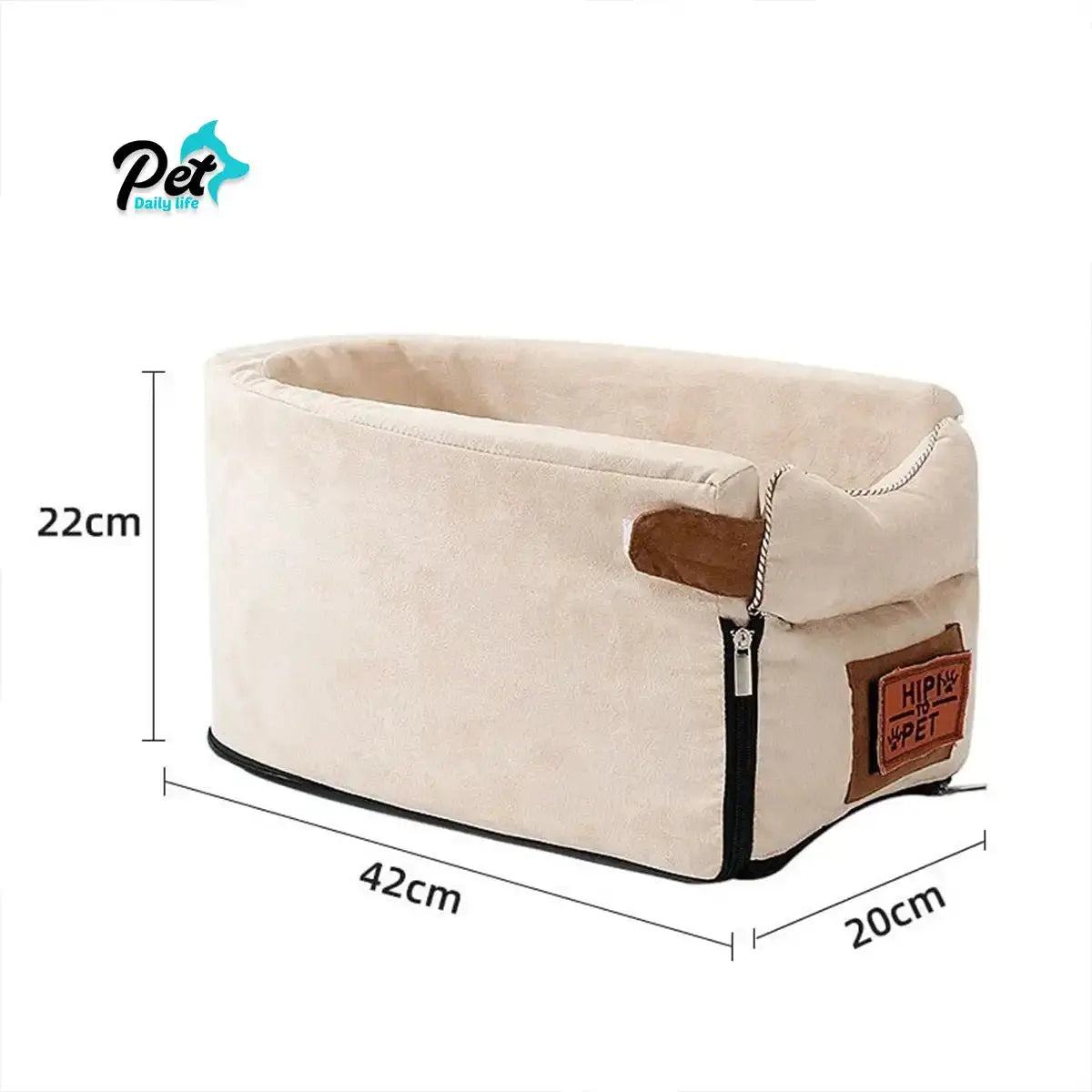 Dog Safety Car Seat - Puppy Booster Seat for Small Dogs & Cats | Secure Travel Pet Carrier