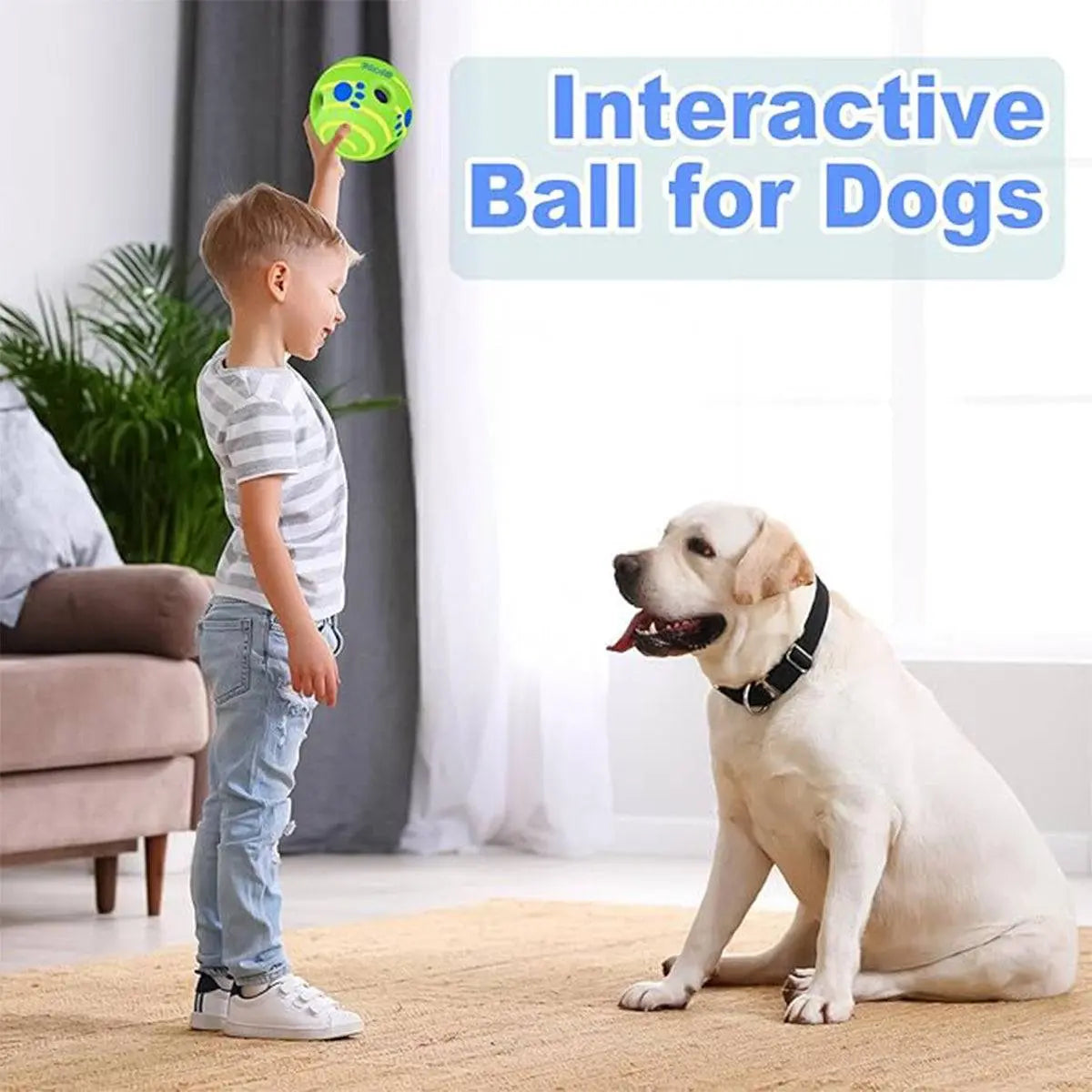 Wobble Giggle Ball: Interactive Dog Toy for All Sizes | Fun & Durable Pet Ball