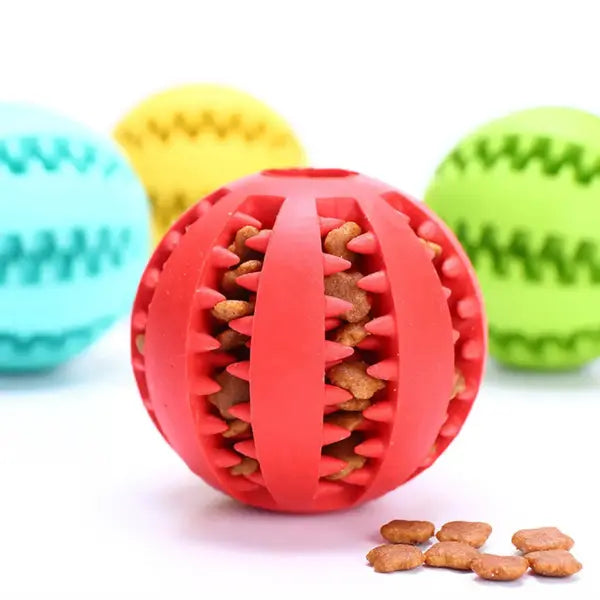 Dog Toys for Aggressive Chewers - Dental Chew Ball for IQ Training & Teeth Cleaning Pet Daily Life