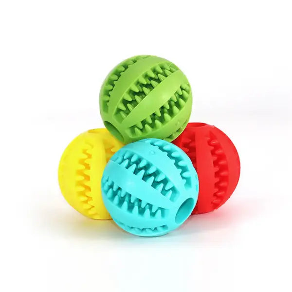 Dog Toys for Aggressive Chewers - Dental Chew Ball for IQ Training & Teeth Cleaning