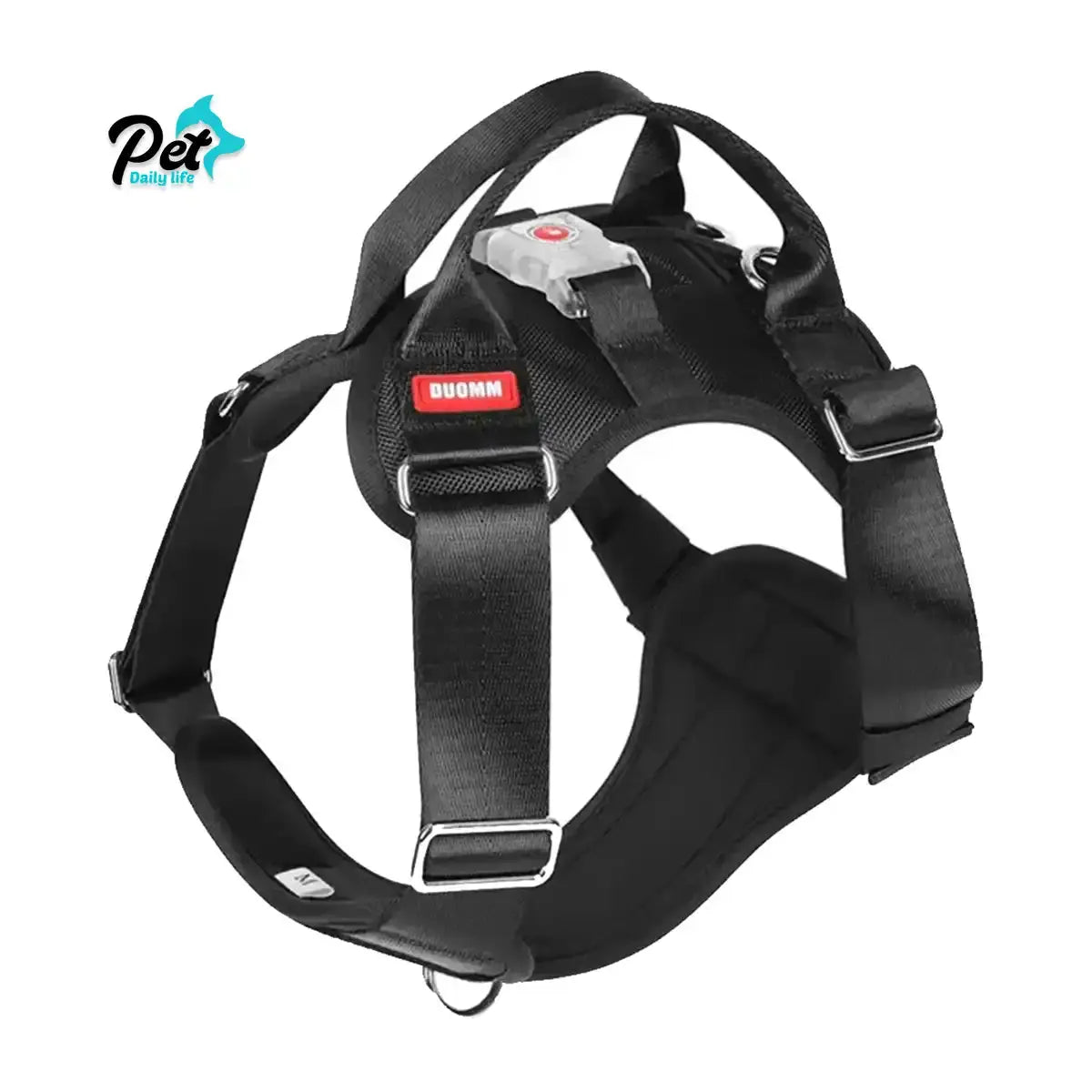 No Pull Dog Harness with LED Light | Adjustable Reflective Dog Vest for Night Walks