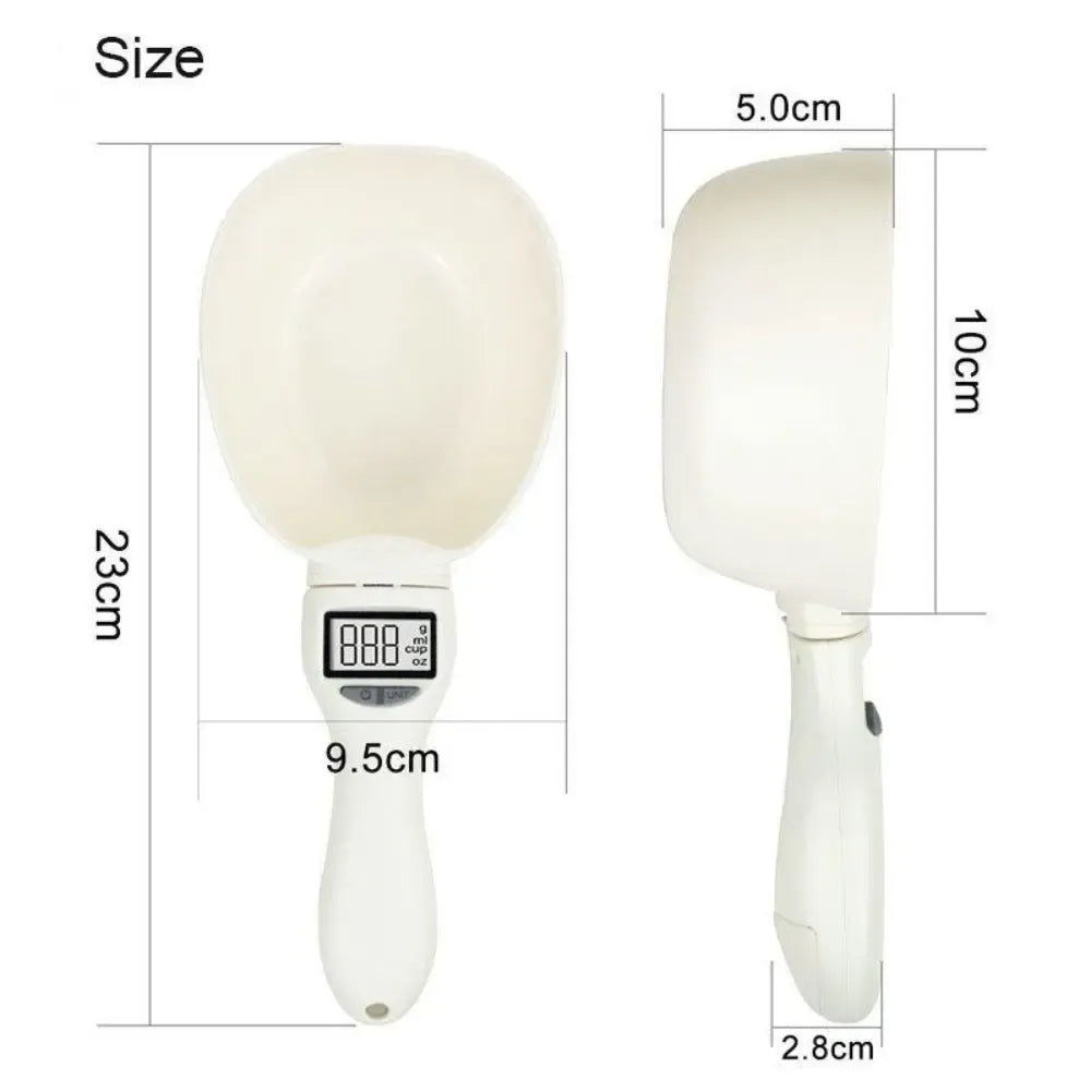 Pet Food Measuring Spoon – High Accuracy, Lightweight, Multi-Unit Conversion