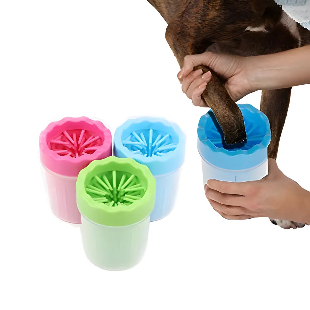 Silicone Pet Paw Washing Cup – Gentle Cleaning for Dirty Paws | Easy & Durable