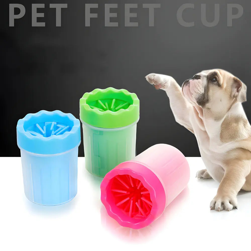 Silicone Pet Paw Washing Cup – Gentle Cleaning for Dirty Paws | Easy & Durable