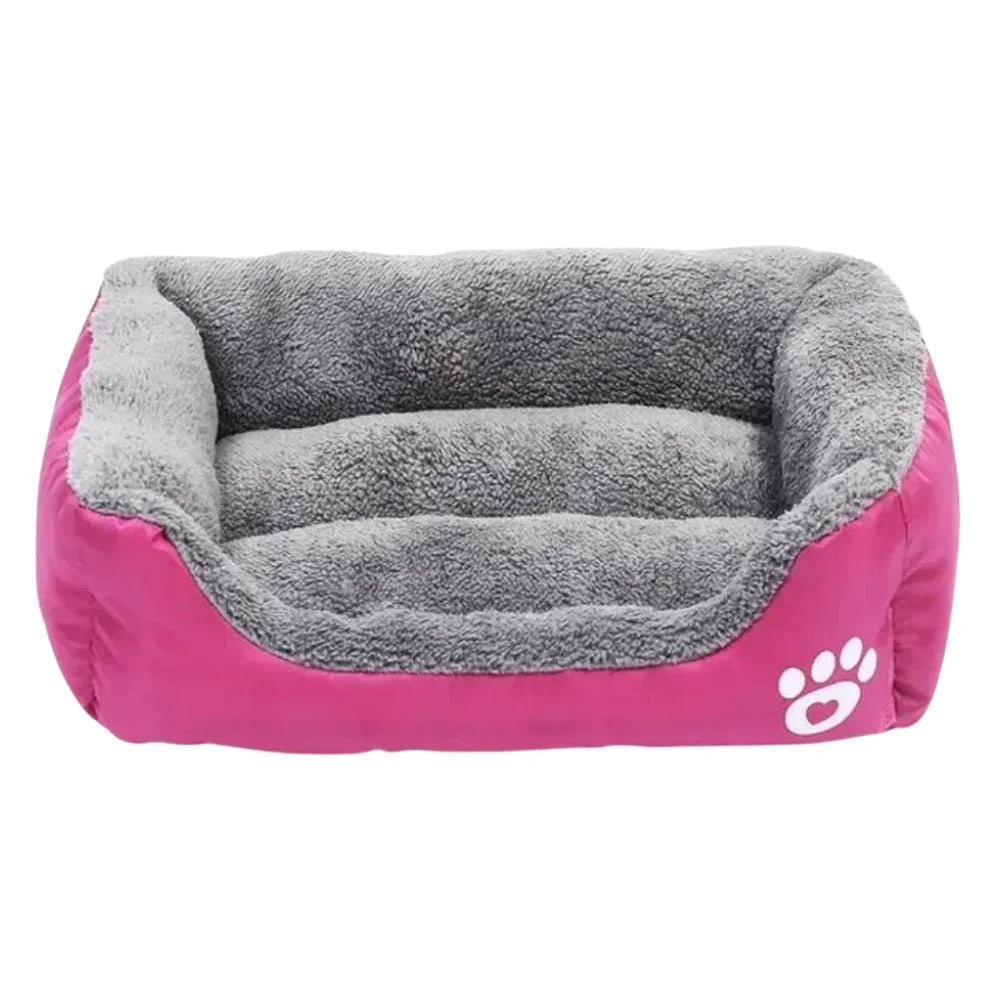 Super Soft Bedding for Dogs and Cats - 43x32cm Gray Basket | Comfortable Pet Bed