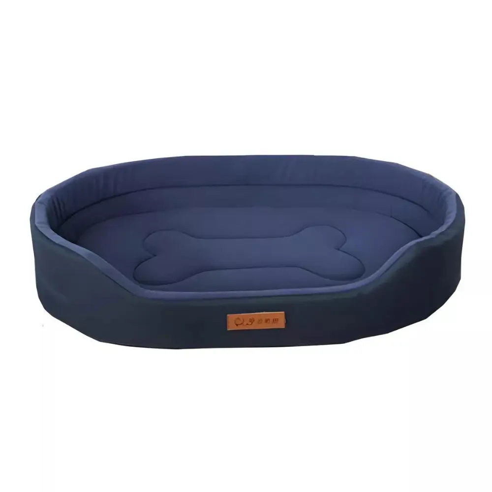 Top-Quality Breathable Oval Pet Bed | Washable & Cozy for Large Dogs - Durable Design