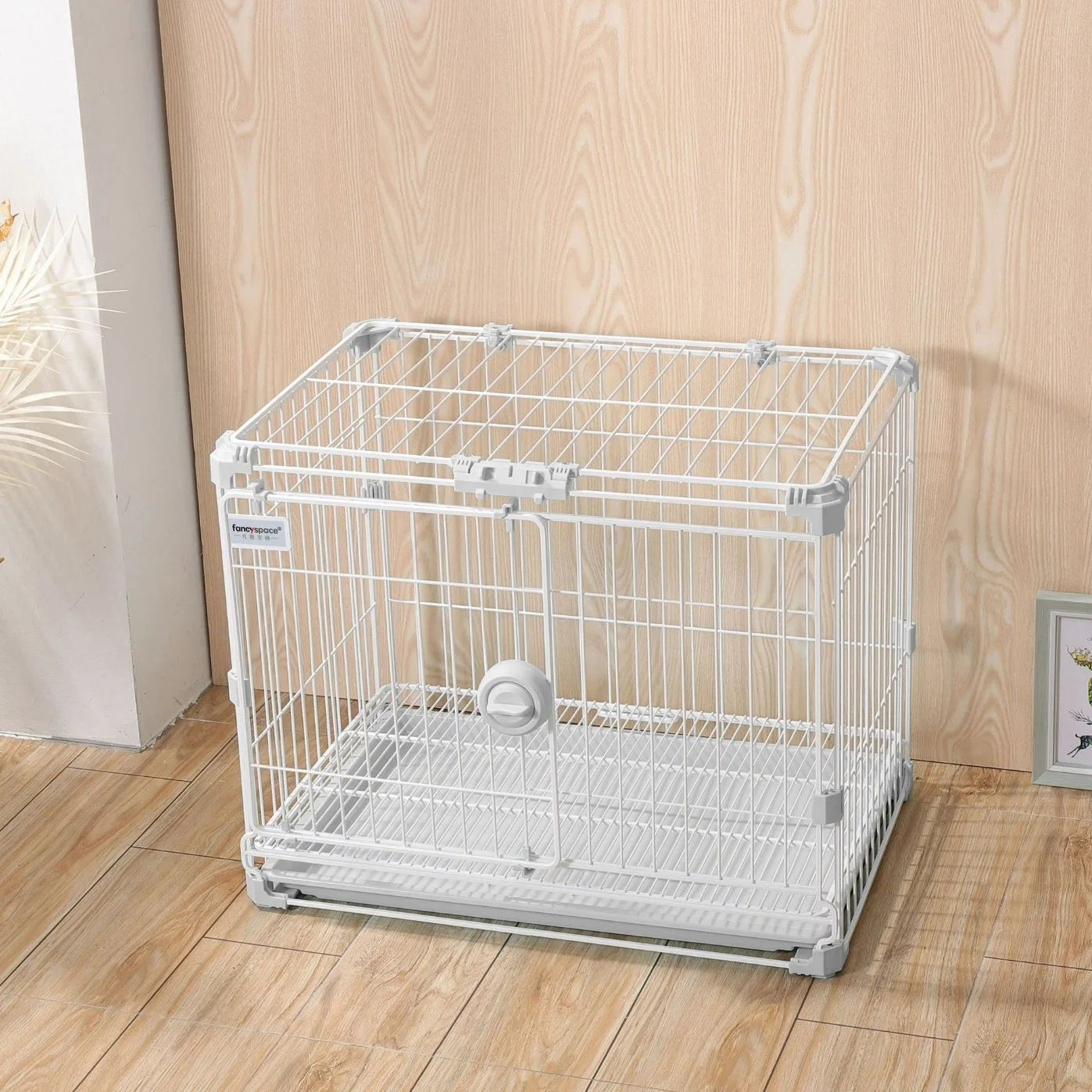 Double Door Design Pet Cage with Drawer Litter Tray - Easy Clean