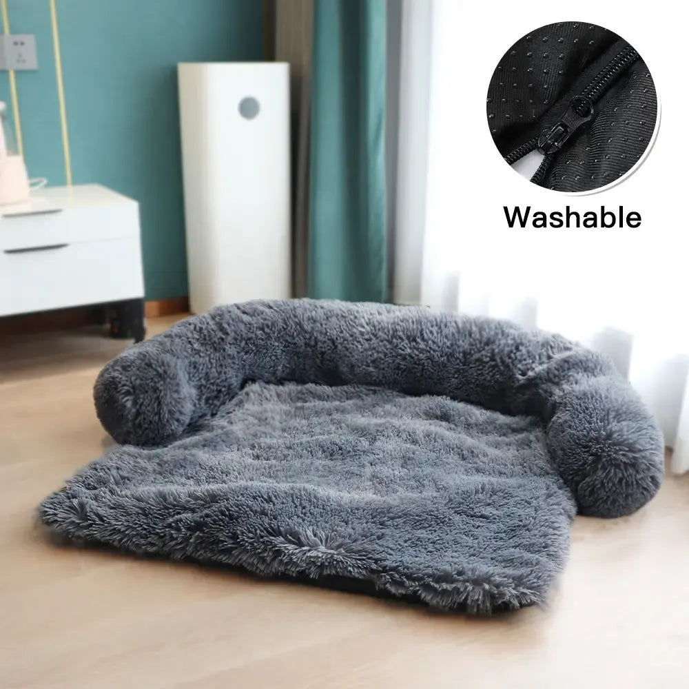 Sofa Protecting Pet Bed – Calming, Supportive, and Machine Washable