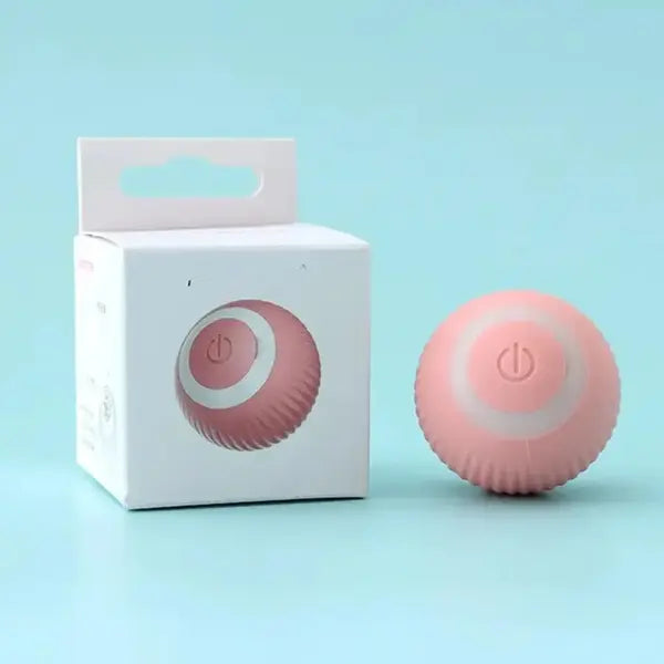 Interactive Cat Toy Ball - USB Rechargeable 360° Self-Rotating Pet Toy | Ideal for Cats & Small Dogs