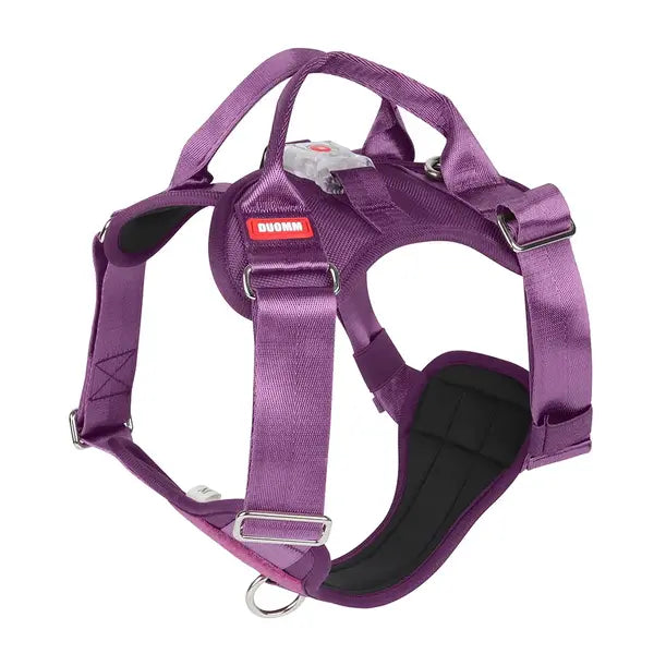 No Pull Dog Harness with LED Light | Adjustable Reflective Dog Vest for Night Walks