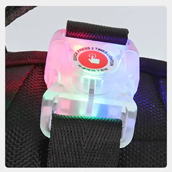 No Pull Dog Harness with LED Light | Adjustable Reflective Dog Vest for Night Walks