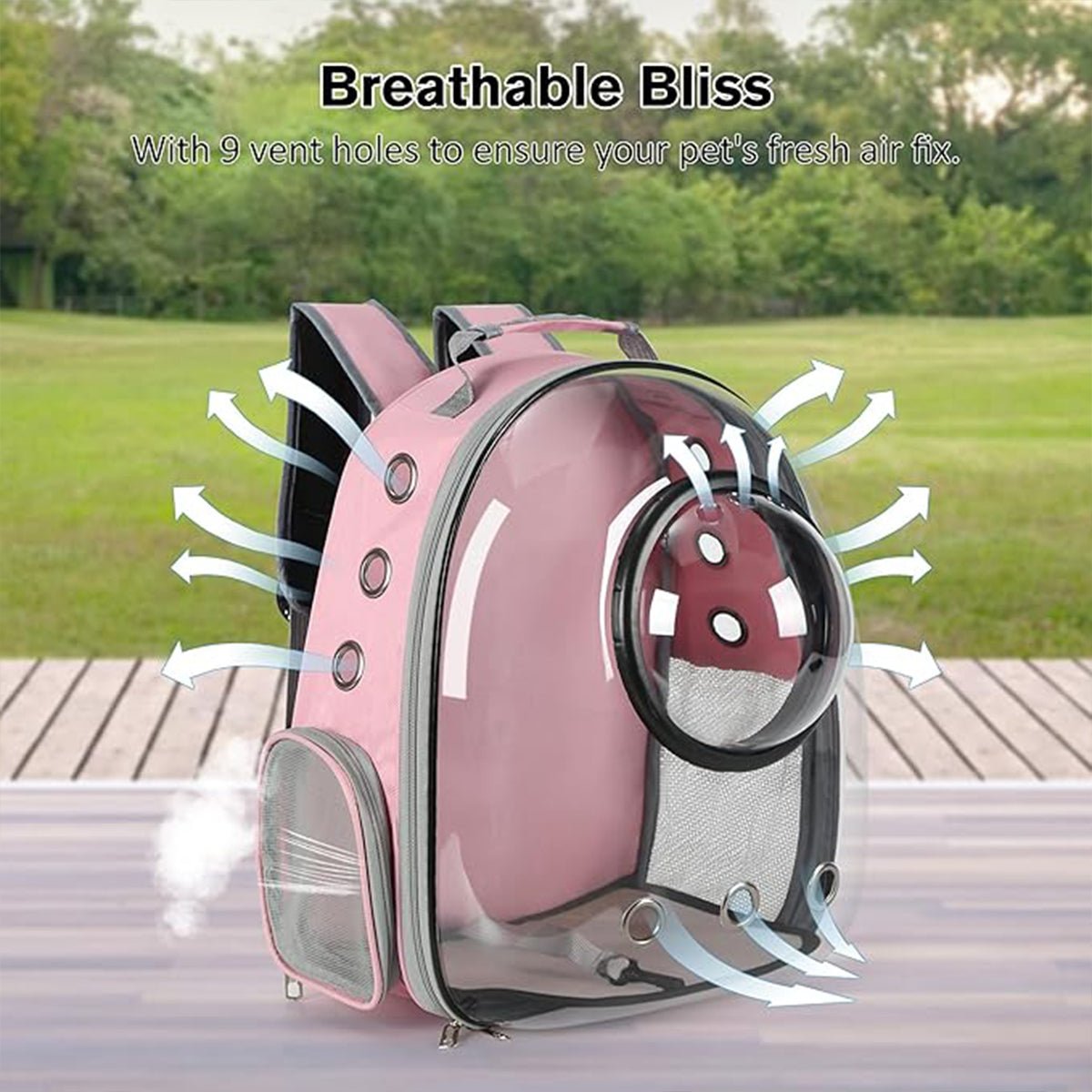 Cat Carrier Backpack - Space Capsule Bubble Pet Travel Carrier for Cats & Small Dogs